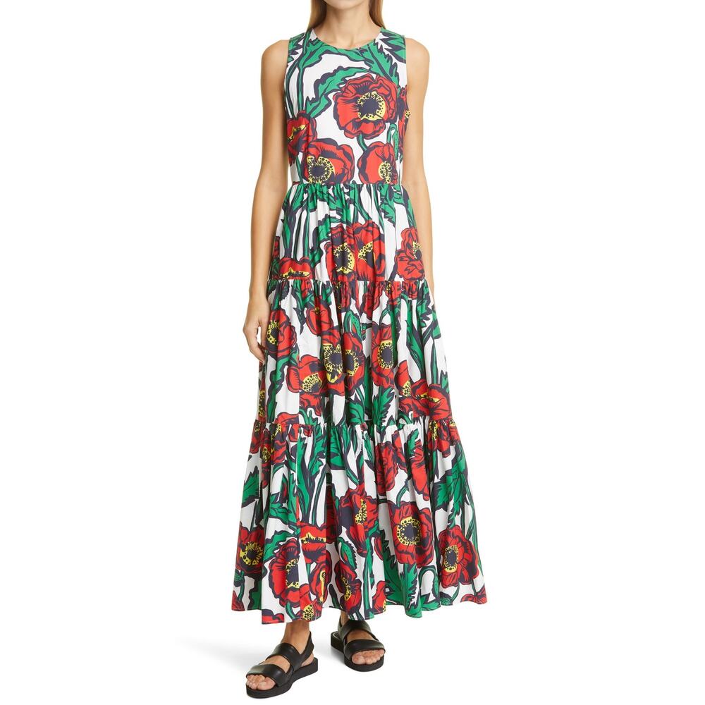 NWT! La DoubleJ  floral print maxi‎ dress X-SMALL